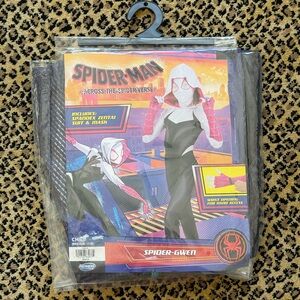 Spider-Man Spider-Gwen costume (child Medium 7-8) (NIP)